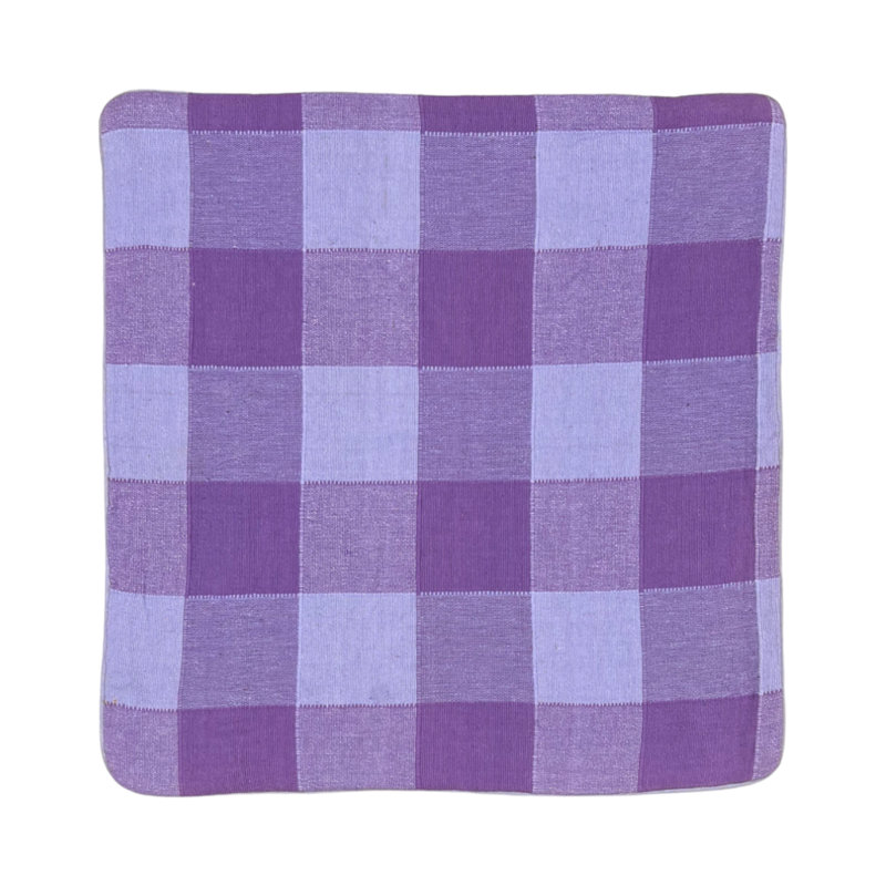 Dungorbery Plaid Purple Square Cushion