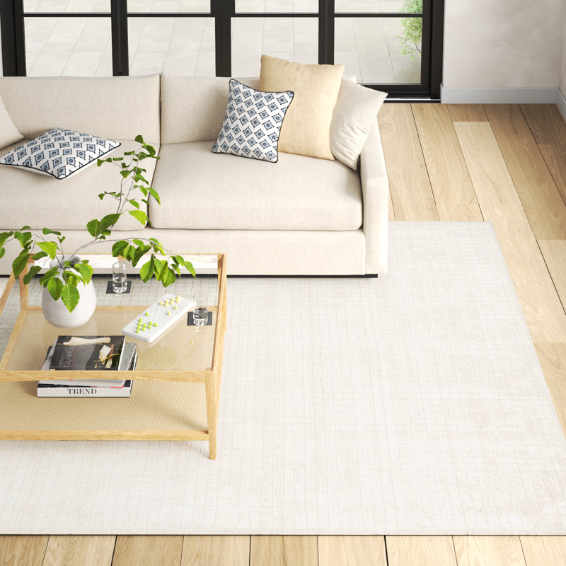 Alcone Hand Loomed Geometric Area Rug , Rectangle 8'6" x 11'6"