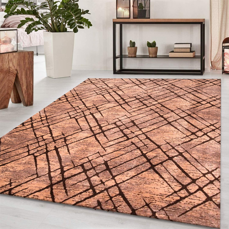 Bonner Geometric Indoor / Outdoor Area Rug, Rectangle 60 x 110cm