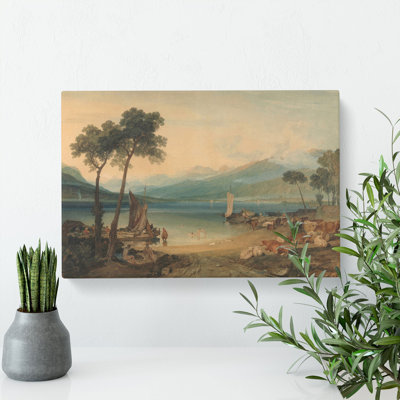 Lake Geneva by Joseph Mallord William Turner - Wrapped Canvas Painting