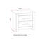Henryville 80cm W 3 - Drawer Chest of Drawers-1763361627