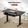 Lilja Height Adjustable Wood Computer Standing Desk with Keyboard Tray For Home Office