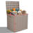 Olilawn 30 Gallons Outdoor Multipurpose Plastic Deck Box, can be used to store Halloween items, can be placed in any corner of the house, convenient storage-97959615