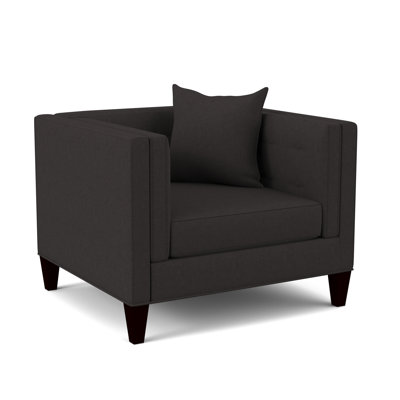 Fauteuil en polyester touffeté l 43 po Banelly