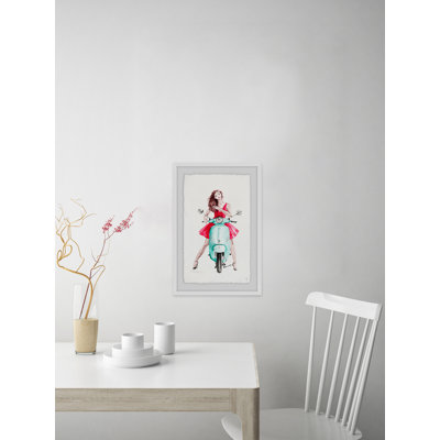 « scooter princess »-cadre photo, reproduction d’art sur papier