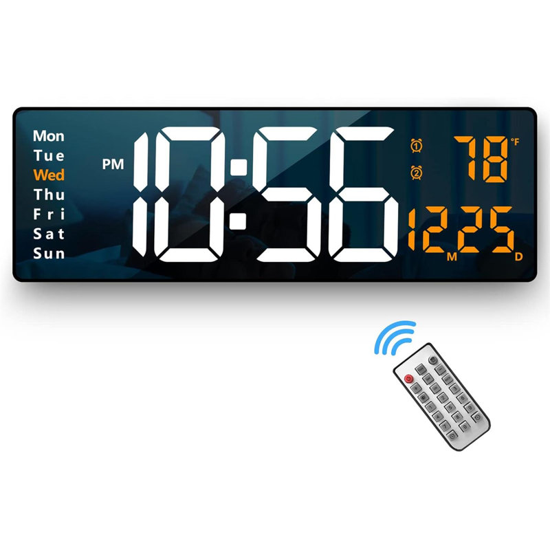 Orabell Wall Clock, 15.2" H x 5.1" W x 3" D