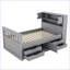 Base de lit plateforme moderne avec bibliothèques de rangement et tablettes-258017931-258017940