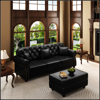 Canapé Chesterfield Mid-Century