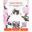 Panneau de fleurs 3D artificiel pour fond de mariage-1127429748-1119586511