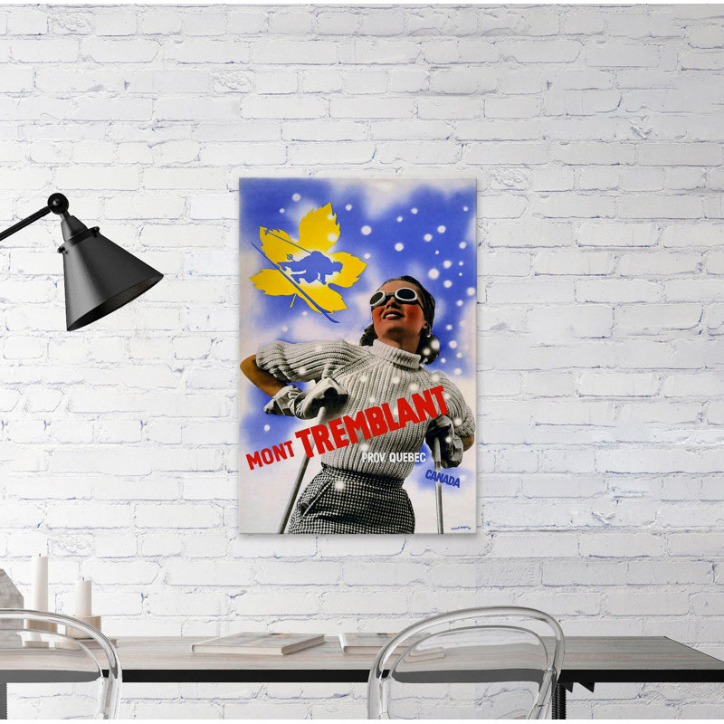 Mont Montrant - impression sur toile tendue, H 18 po x l 12 po