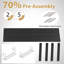 Banc de jardin 2 pièces en PEHD 55 po-185571334