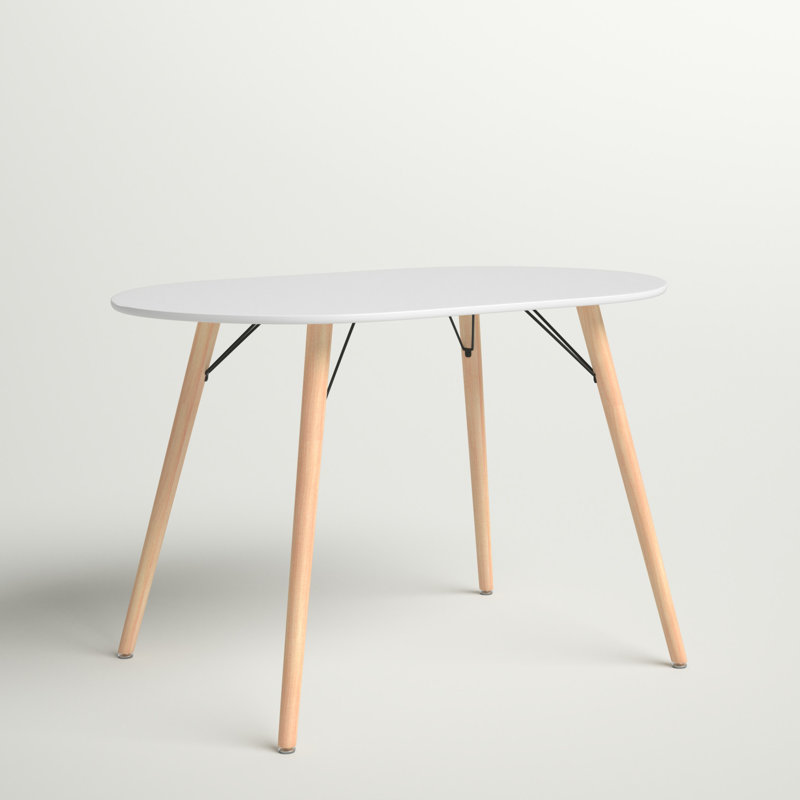 Ackerman Oval Solid Wood Base Dining Table
