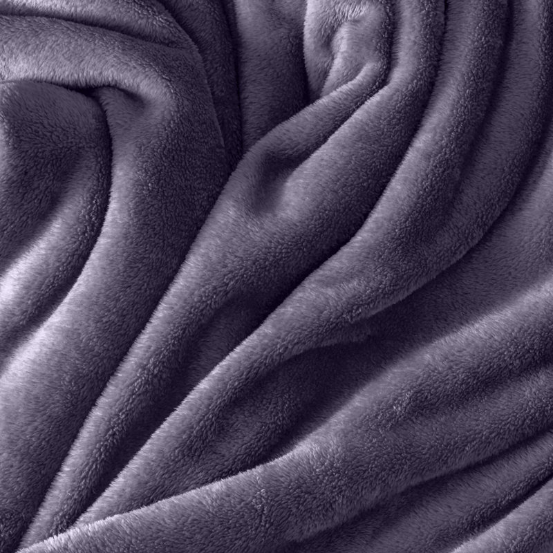 Couverture polaire Bare Home, Jeté, Mauve ancien