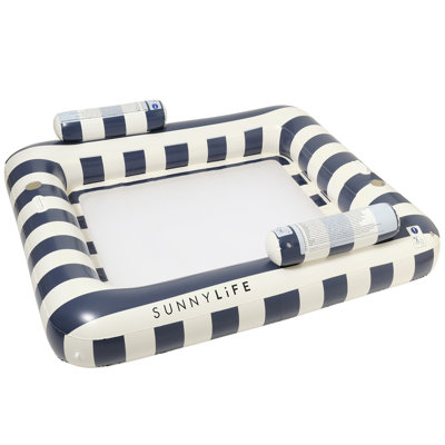 Luxe Twin Hammock Float: Le Weekend - Navy Stripe