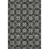 Premium Machine Washable Prisco Black Rug