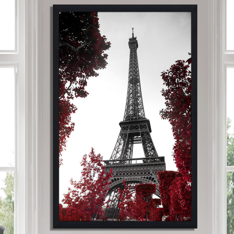 « eiffel tour eiffel », reproduction de photo encadrée, H 51,5 po x l 35,5 po x P 0,75 po