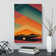 Adsila Sunset Block Colour - Wrapped Canvas Print