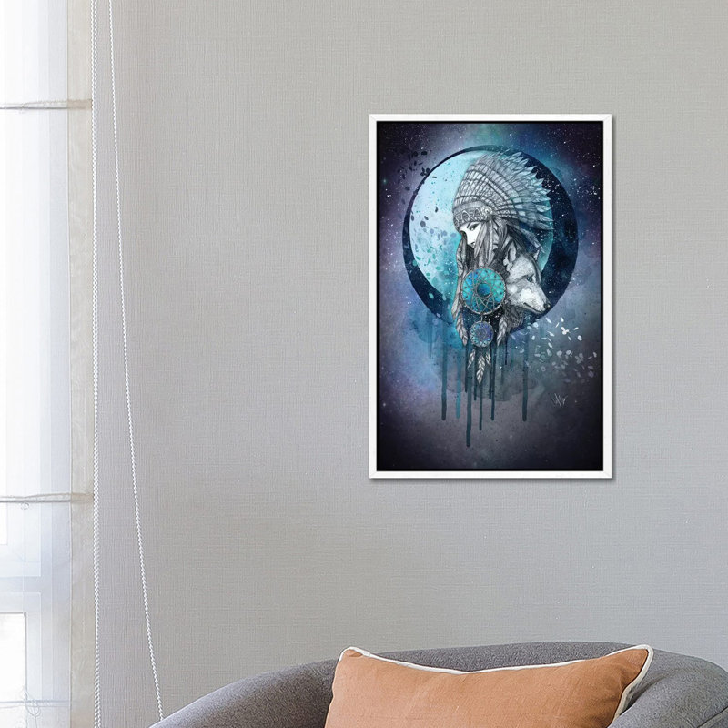 Dream Catcher by Marine Loup - Gallery-Wrapped Canvas Giclée on Canvas, 66.04 cm H x 45.72 cm W, White Floater Frame
