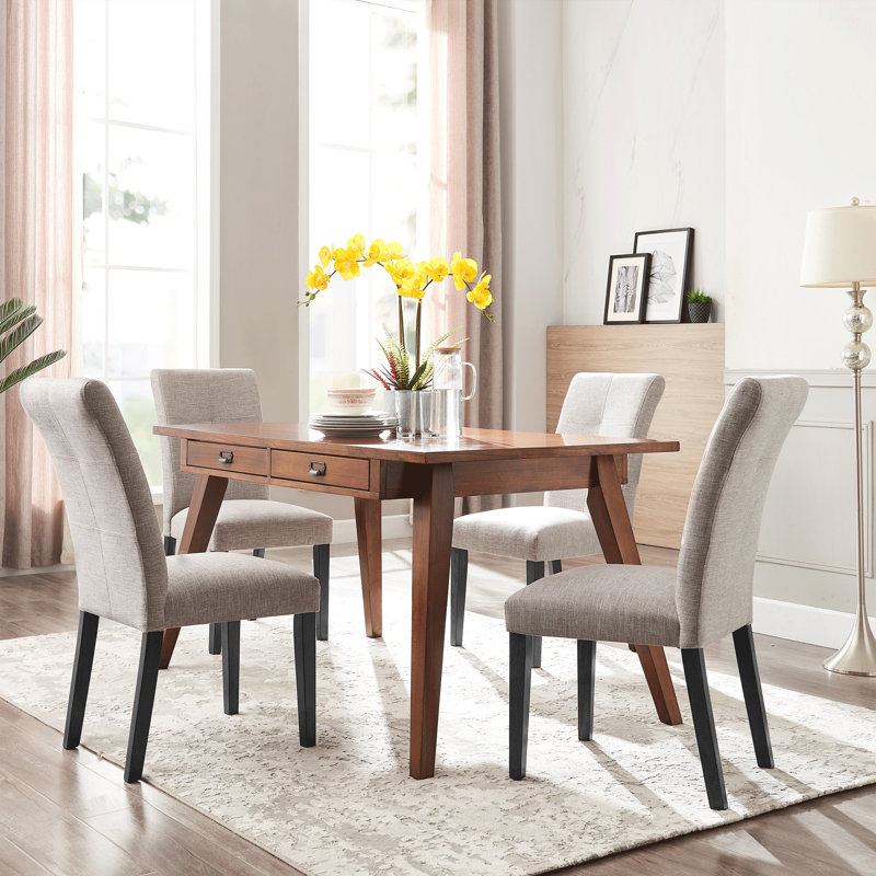 Fitzsimmons Upholstered Dining Chair, Light Grey