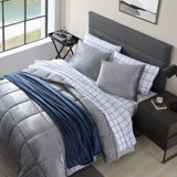Nautica Bristol Solid Micormink Textured Comforter Set