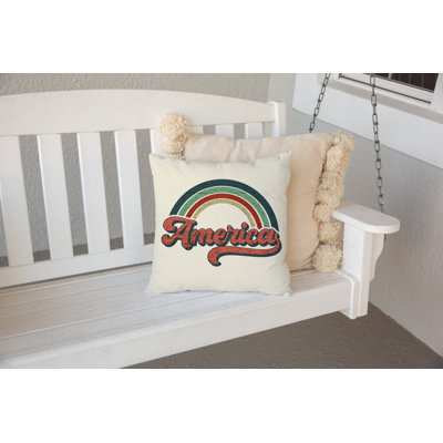  Retro America Pillow Cover