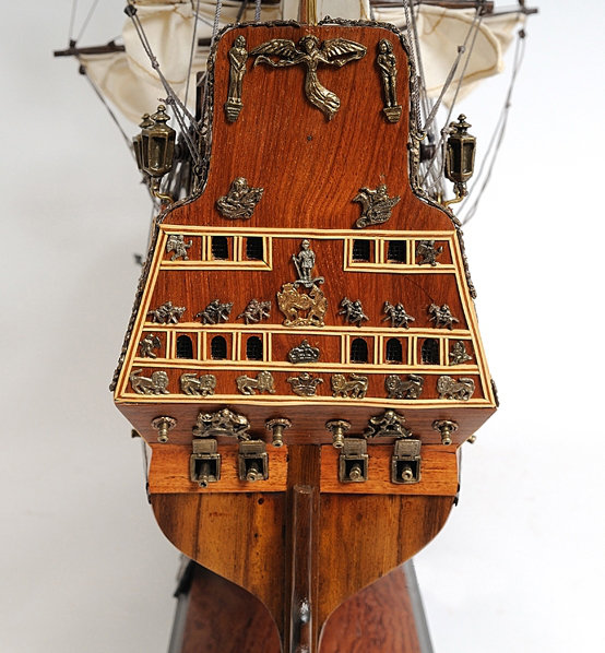 Sovereign of the Seas Mahogany and Cedar Wooden Model Ship