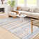 Wymond  Machine Washable Moroccan Area Rug Aztec Geometric Carpet With Non-Slip Backing