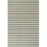 Xaren Coastal Striped Machine Washable Rug