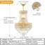Lustre empire 14 lumières Jenil