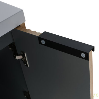 Meuble-lavabo autoportant de 48 po avec lavabo en résine 48 po x 18 po