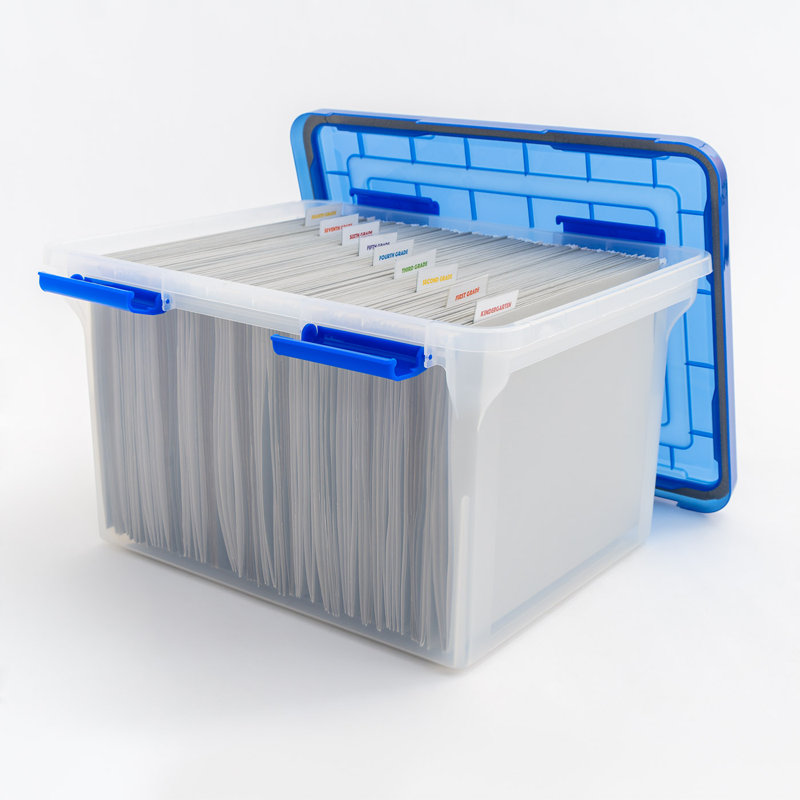  Stackable Legal File Boxes