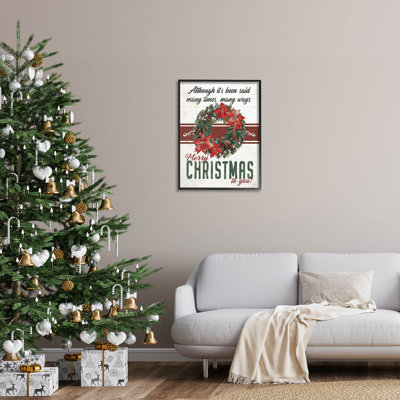 " Merry Christmas To You Vintage Poinsettia " by Jo Moulton