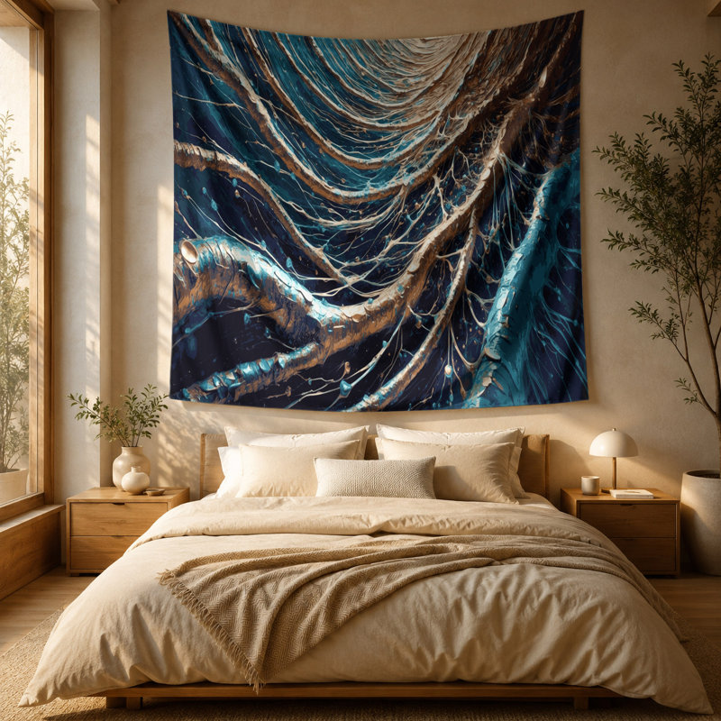 Tapisserie murale Sci Fi, 51 po x 60 po