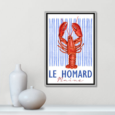 Le Homard Print by Kimberly Allen