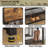 31.5" Shoe Storage Bench for Entryway