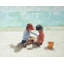 Napperon Little Girls at the Beach