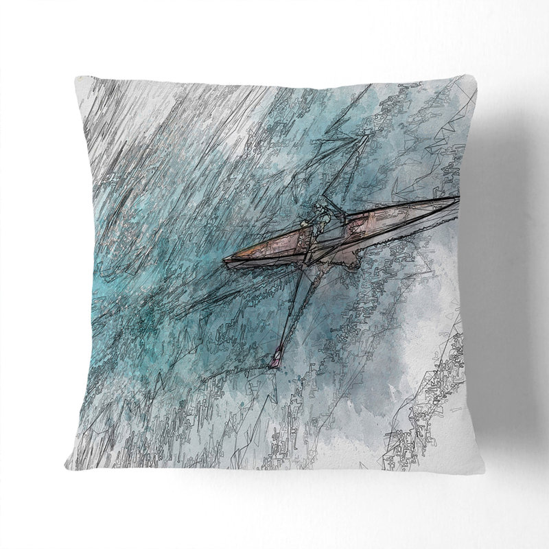 Square Cushion, 40cm H x 40cm W x 15cm D, Stone