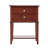 Sleek Nightstand With Storage Shelf