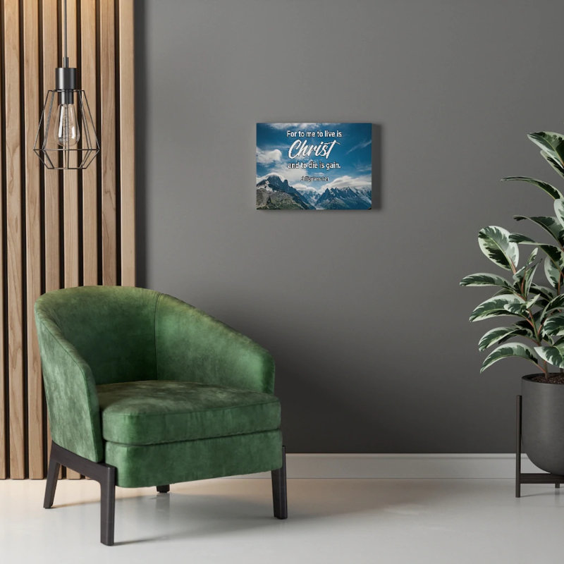 Good Courage Joshua 1:9 - Wrapped Canvas Print, 61cm H x 76cm W