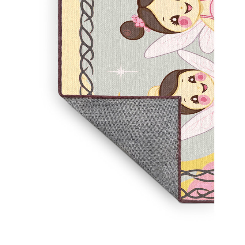 Tapis fantaisie Zoomie pour enfants Zoomie, Rectangulaire 2 pi x 3 pi