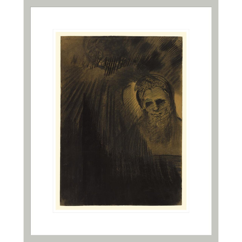 Apparition par Odilon Redon - Impression Giclée sur cadre, H 21,75 po x l 17,5 po