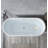 63'' x 29.5'' Soaking Acrylic Bathtub