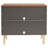 Ashaun Mid-Century 2-Door Accent Cabinet with Shelves - Gray-80556642
