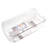 2-Piece Clear Acrylic Storage Organizer Bin