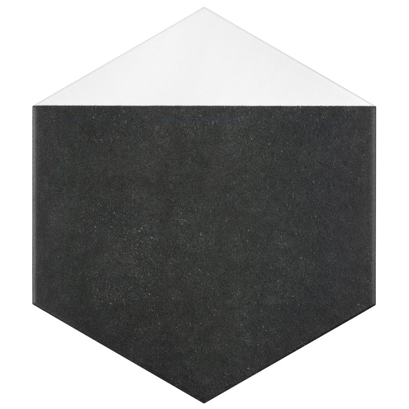 Peak Hex 9" x 10" Porcelain Field Wall and Floor Tile