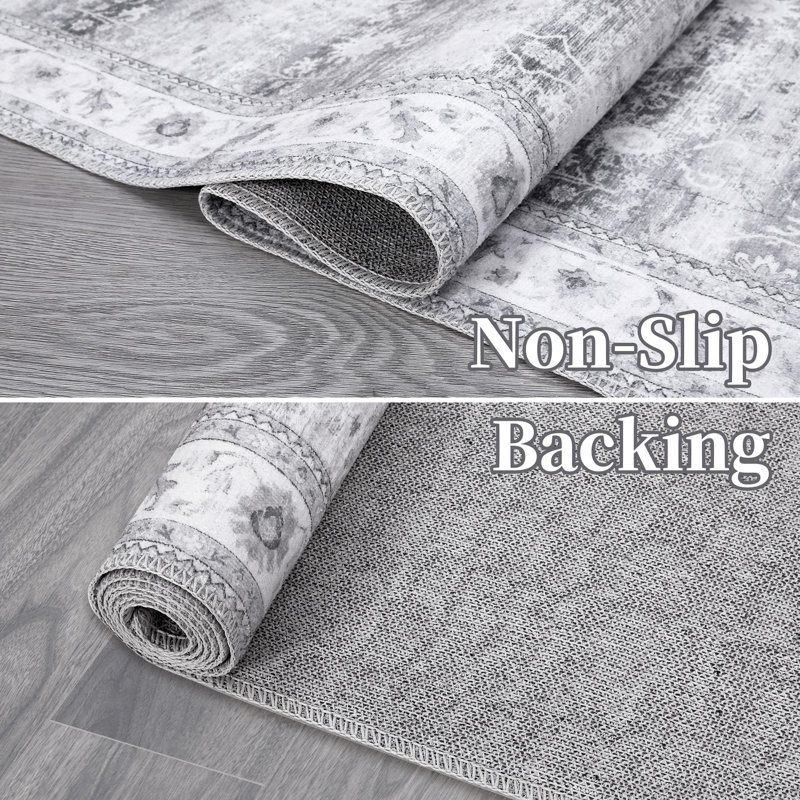Tapis Joshual avec envers antidérapant, Rectangulaire 3 pi x 5 pi