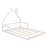 Floor Bed With House-Shaped Headboard-269340407