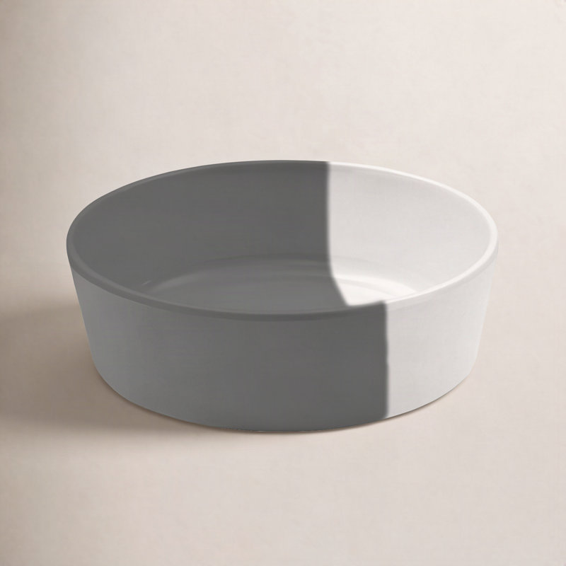 Maxen Anti-Skid Pet Bowl, Gray, Medium (3 cups / 24 fluid oz), 2.2"