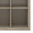 Artisan 45"H Solid Wood Transitional 9-Cube Bookcase with Fixed Shelves and Tapered Legs-115832238