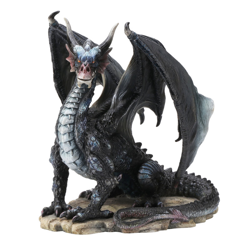 Figurine rare dragon on rock Corea